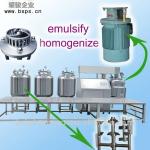 Automatic vacuum homogeneous emulsifying machine for cream