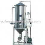 Vacuum degasser for fruit/vegetable juice drink