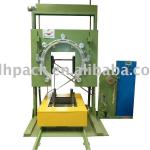 Vertical ring wrapping machine