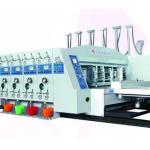 Lead edge feeder high-speed flexo printing slotting die cutting with stacker