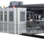 Full-servo vacuum suction high speed flexo printing Die cutting corrugated box making machine