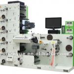 RY-480-2D roll label flexo flexible printing machinery with die cutting station&amp;slitting station 55