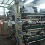 6 colors Non-woven fabric letterpress printer,money flexographic Printing Machine