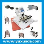 Large format print size 8 in 1 combo heat press machine