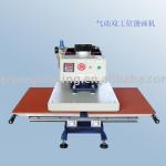double-position pneumatic hot stamping machine with thicking heat plates