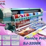 3.2m flex printing machine with Konica printhead