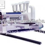 High speed automatic corrugated carton feeding flexo printing and slotting machine