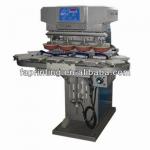 Four color open inkwell pad printer machine with conveyer for CD FA-CD