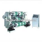 Plastic film slitter rewinder