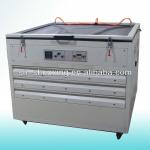 Exposure machine with drying cabinets