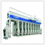 Eight colors gravure paper printing machine