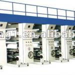 Pretty computer combination gravure printing machine 1000mm for web material and multicolor