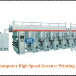 MLASY Computerized High Speed Gravure Printing Machine on plastic