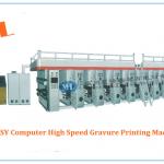 MLASY Computerized High Speed 8 Color Nonwoven Fabric Gravure Printing Machine