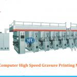 MLASY Computerized High Speed Eight Color Film Gravure Printing Machine
