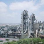 300t/d rotary kiln active lime production line/cement plant