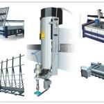water jet glass/metal/stone hydraulic lifter/vertical cutting tables
