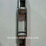 variable pitch conveyor chains for bottle making