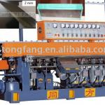 9 spindles Glass straight line edging machine