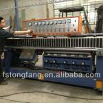 Glass straight line edging machine with 45 degree bevel angle