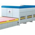 Flat glass tempering machine