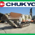 Hitachi Used Mobile Jaw Crusher LT 80J - 2 Japan Model &lt;SOLD OUT&gt;/ Stone Gringing Machine , Jaw Size : 800 x 550 mm