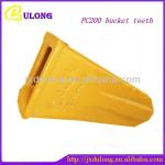 pc200 High manganese steel komastu loader excavator bucket teeth