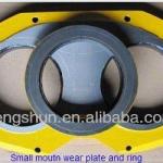Tungsten spectacle wear plate and cutting ring