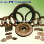 Copper-base sintered friction plate
