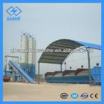 competitive price 75m3/h HZS75 wet ready mixed concrete batching plant