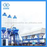 75m3/h HZS75 fixed concrete batching machine for sale