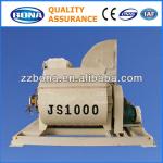 Discount for JS1000 electric Twin shaft portable concrete mixer