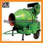 JZC350 Diesel Concrete Mixer Cement Mixing machine with hydraulic hopper factory price in guangzhou