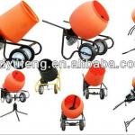 electric portable concrete/mortar mixer with plastic drum