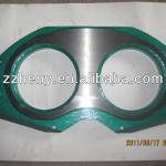 High Performance Concrete Pump Spare Parts Wear Spectacle Plate Manufacture