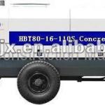 Electrical engine concrete pump