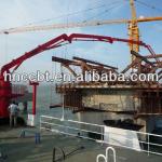 hydraulic stationary concrete pump placing boom HG38