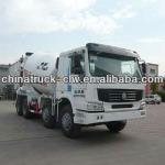 Sinotuck howo 8X4 concrete mixer truck 12cbm for sales