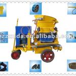 Dry-mix concrete spraying machine