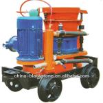 Electric driving shotcrete machine for construction