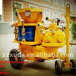 Cyclone dry mix gunite machine