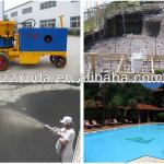 Concrete spraying equipment