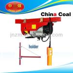 Electric hoist with holders