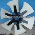 Plastic car fan blade for excavator Komatsu 6HK1/PC300-6