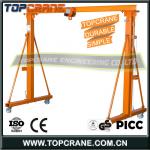 1ton 2ton 3ton 5ton Gantry Crane On Rail
