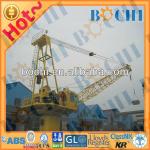 Marine Rope and Cylinder Luffing Offshore Pedestal Crane
