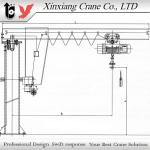 Column swing jib crane-