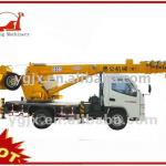 7 ton mini cranes truck,rated lifting 24m with telescopic boom