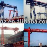 Shipbuilding portal type hoist crane