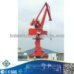 Heavy duty double beam mobile harbour crane